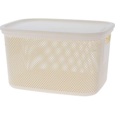 EXCELLENT HOUSEWARE Excellent Úložný Koš S Víkem 18 L Béžová Ko-027000210bezo EXCELLENT HOUSEWARE Excellent Úložný Koš S Víkem 18 L Béžová Ko-027000210bezo