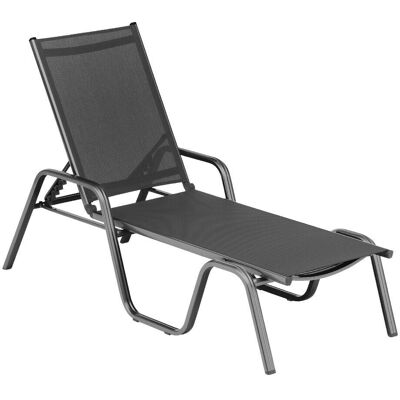 Kettler Basic Plus Hliníkové Lehátko - Antracit/antracit Kettler Basic Plus Hliníkové Lehátko - Antracit/antracit