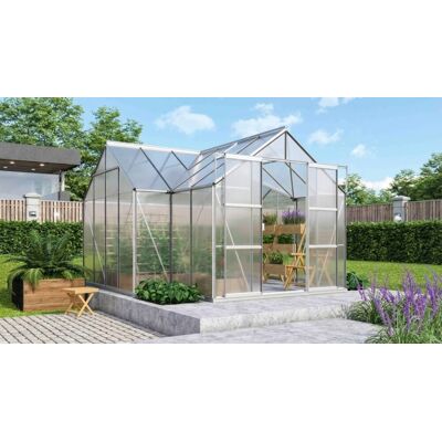 Skleník Vitavia Sirius Pc 6 Mm Stříbrný Skleník Vitavia Sirius Pc 6 Mm Stříbrný