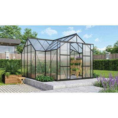 Skleník Vitavia Sirius Pc 6 Mm Černý Skleník Vitavia Sirius Pc 6 Mm Černý