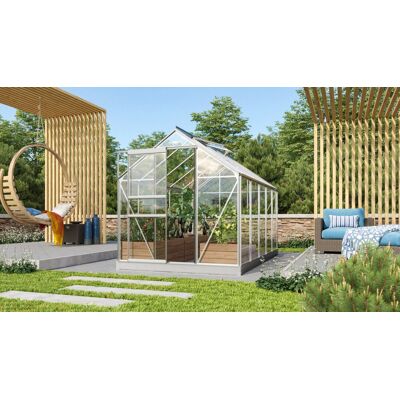 LANITPLAST Skleník Vitavia Venus 6200 Čiré Sklo 3 Mm Stříbrný Lg1028 LANITPLAST Skleník Vitavia Venus 6200 Čiré Sklo 3 Mm Stříbrný Lg1028