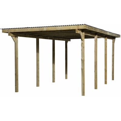 Weka Carport 606 Gr.2 - Přístřešek Weka Carport 606 Gr.2 - Přístřešek
