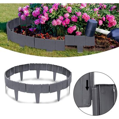 Garden King Zahradní Plastový Obrubník S Imitací Kamene 10 Ks Garden King Zahradní Plastový Obrubník S Imitací Kamene 10 Ks