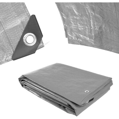 Procraft Plachta St8x12 200g/m2 Nepromokavá S Oky 8x12 M Stříbrná St8x12 Procraft Plachta St8x12 200g/m2 Nepromokavá S Oky 8x12 M Stříbrná St8x12
