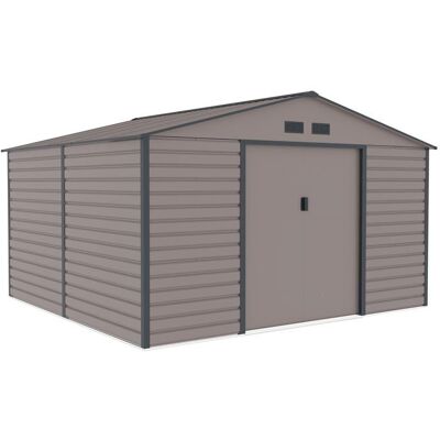Zahradní Domek G21 Gah 1085 - 340 X 319 Cm, Šedý Zahradní Domek G21 Gah 1085 - 340 X 319 Cm, Šedý