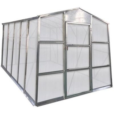 Skleník G21 Gz 59 - 251 X 311 Cm, Pozinkovaný, Se Základnou Skleník G21 Gz 59 - 251 X 311 Cm, Pozinkovaný, Se Základnou