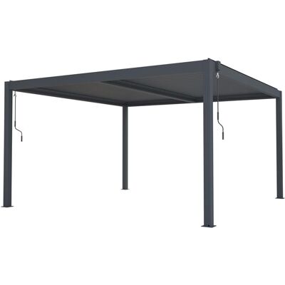 Bioklimatická Pergola G21 Austin 4x4 M, Antracitová Hliníková Bioklimatická Pergola G21 Austin 4x4 M, Antracitová Hliníková