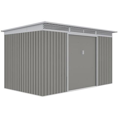 Zahradní Domek G21 Grah 700 - 340 X 206 Cm, Metalický Šedý Zahradní Domek G21 Grah 700 - 340 X 206 Cm, Metalický Šedý