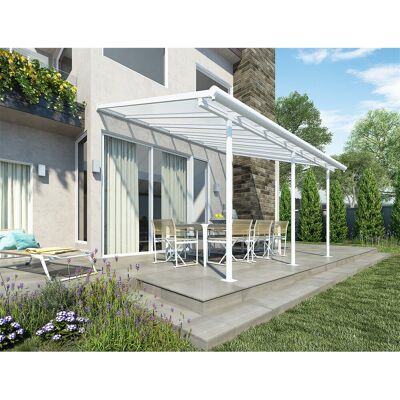 Bílá pergola Sierra od Palram Canopia 3x4.25m Bílá pergola Sierra od Palram Canopia 3x4.25m