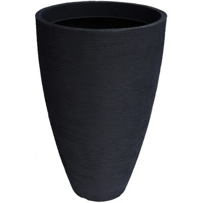 Progarden Květináč Žebrovaný 45 X 69 Cm Antracit Ko-Y54192360 Progarden Květináč Žebrovaný 45 X 69 Cm Antracit Ko-Y54192360