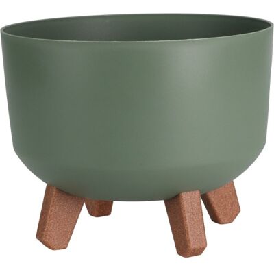 Progarden Květináč Na Nožkách Kulatý 24 Cm Zelená Ko-Y89300580 Progarden Květináč Na Nožkách Kulatý 24 Cm Zelená Ko-Y89300580
