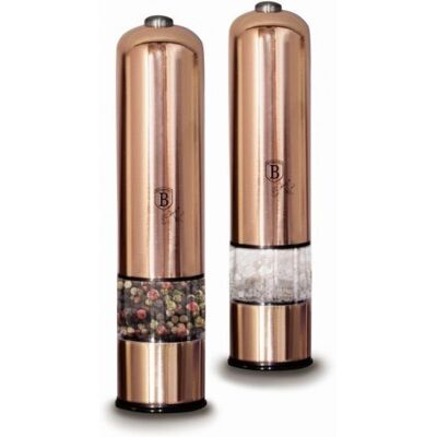 Berlingerhaus Mlýnek Na Pepř A Sůl Elektrický Sada 2 Ks Rosegold Metallic Line Bh-1905 Berlingerhaus Mlýnek Na Pepř A Sůl Elektrický Sada 2 Ks Rosegold Metallic Line Bh-1905