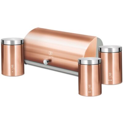 Berlingerhaus Chlebovka Nerez Se Sadou 3 Ks Skladovacích Nádob Metallic Line Rose Gold Edition Bh-6730 Berlingerhaus Chlebovka Nerez Se Sadou 3 Ks Skladovacích Nádob Metallic Line Rose Gold Edition Bh-6730