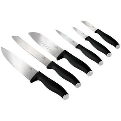 Berlingerhaus Sada Nožů Nerez 6 Ks Matte Black Collection Bh-2950 Berlingerhaus Sada Nožů Nerez 6 Ks Matte Black Collection Bh-2950