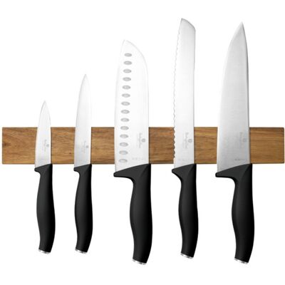 Berlingerhaus Sada Nožů S Magnetickým Držákem Z Akátového Dřeva 6 Ks Matt Black Collection Bh-2943 Berlingerhaus Sada Nožů S Magnetickým Držákem Z Akátového Dřeva 6 Ks Matt Black Collection Bh-2943