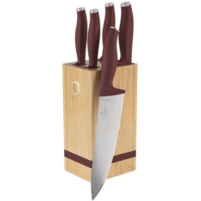 BerlingerHaus - Leonardo Collection - Červená - Knife set BerlingerHaus - Leonardo Collection - Červená - Knife set