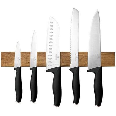 Berlingerhaus Sada Nožů S Magnetickým Držákem 6 Ks Nerez Black Rose Collection Bh-2942 Berlingerhaus Sada Nožů S Magnetickým Držákem 6 Ks Nerez Black Rose Collection Bh-2942