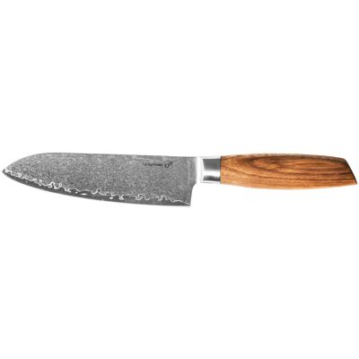 Nůž G21 Gourmet Damascus 17 Cm, Santoku, Rukojeť Zebrawood Nůž G21 Gourmet Damascus 17 Cm, Santoku, Rukojeť Zebrawood