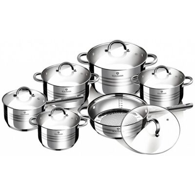Blaumann Sada Nádobí Nerez 12 Ks Gourmet Line Bl-1410 Blaumann Sada Nádobí Nerez 12 Ks Gourmet Line Bl-1410