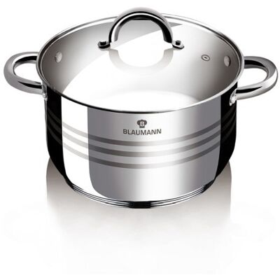 Blaumann Hrnec S Poklicí Nerez 22 Cm Gourmet Line Bl-1009 Blaumann Hrnec S Poklicí Nerez 22 Cm Gourmet Line Bl-1009