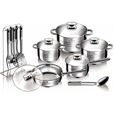Blaumann Sada Nádobí Nerez 17 Ks Gourmet Line Bl-3133 Blaumann Sada Nádobí Nerez 17 Ks Gourmet Line Bl-3133