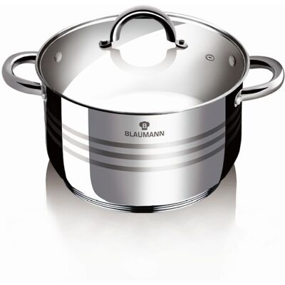 Blaumann Hrnec S Poklicí Nerez 16 Cm Gourmet Line Bl-1006 Blaumann Hrnec S Poklicí Nerez 16 Cm Gourmet Line Bl-1006