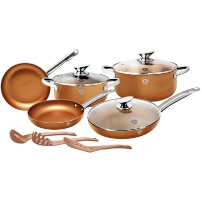 Blaumann Sada Nádobí S Nepřilnavým Povrchem Le Chef Line Rosegold 11 Ks Bl-3342 Blaumann Sada Nádobí S Nepřilnavým Povrchem Le Chef Line Rosegold 11 Ks Bl-3342