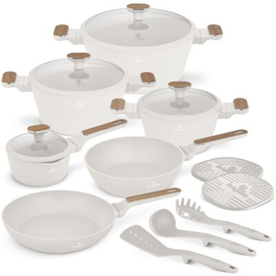 Berlingerhaus Sada Nádobí S Titanovým Povrchem 15 Ks Sahara Nordic Collection Bh-8325 Berlingerhaus Sada Nádobí S Titanovým Povrchem 15 Ks Sahara Nordic Collection Bh-8325