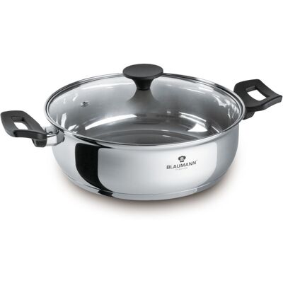 Blaumann Kastrol Nerezový S Poklicí 28 Cm Gourmet Line Bl-3859 Blaumann Kastrol Nerezový S Poklicí 28 Cm Gourmet Line Bl-3859