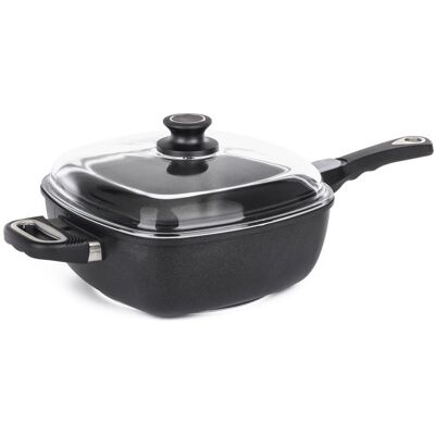 G21 Cook 26 cm hluboká pánev s poklicí a odnímatelnou rukojetí G21 Cook 26 cm hluboká pánev s poklicí a odnímatelnou rukojetí