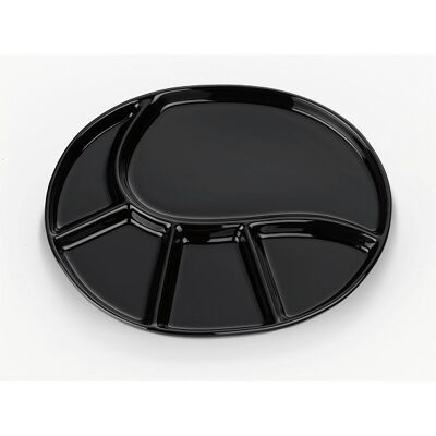 Kela Fondue Talíř Vroni Černá 28,5 X 22 Cm Kl-67405 Kela Fondue Talíř Vroni Černá 28,5 X 22 Cm Kl-67405