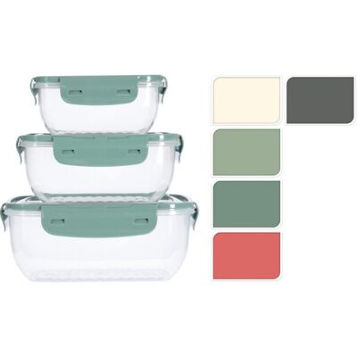PERAGASHOP - 3-pack - 400/800/1400ml - Mikrovlně odolné - Potravinové kontejnery PERAGASHOP - 3-pack - 400/800/1400ml - Mikrovlně odolné - Potravinové kontejnery