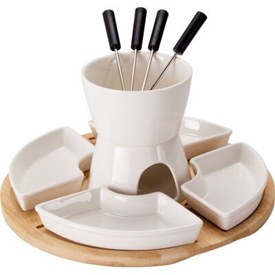 Excellent Houseware Fondue Čokoládové Porcelán-Dřevo Sada 11 Ks Ko-278001620 Excellent Houseware Fondue Čokoládové Porcelán-Dřevo Sada 11 Ks Ko-278001620