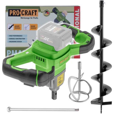Procraft Pma20 Aku Zemní(Půdní) Vrták S Přídavným Nástavcem Na Míchání (Mixér) Procraft Pma20 Aku Zemní(Půdní) Vrták S Přídavným Nástavcem Na Míchání (Mixér)