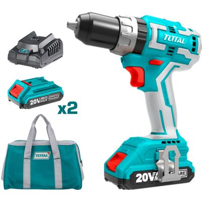 Total Tidli20608 Vrtací Šroubovák Aku S Příklepem, Brushless, 2000mah, Industrial Total Tidli20608 Vrtací Šroubovák Aku S Příklepem, Brushless, 2000mah, Industrial