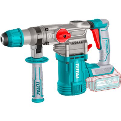 Total Thtli40028 Kladivo Vrtací A Sekací Aku, Sds Plus, Brushless, 20v Li-Ion, 2000mah, 4,5j, Industrial, Bez Baterie A Nabíječky Total Thtli40028 Kladivo Vrtací A Sekací Aku, Sds Plus, Brushless, 20v Li-Ion, 2000mah, 4,5j, Industrial, Bez Baterie A Nabíječky
