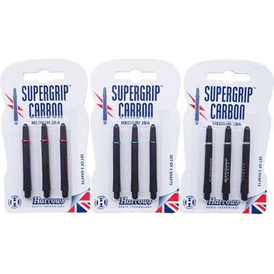 Kubisport 05-T73k-M Harrows Násadky Supergrip Carbon Vel. M Kubisport 05-T73k-M Harrows Násadky Supergrip Carbon Vel. M