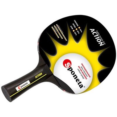 Sponeta Action Stolní Tenis Racket - Pro Začátečníky Sponeta Action Stolní Tenis Racket - Pro Začátečníky
