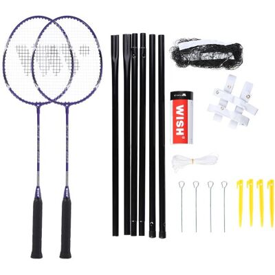 Sada Raket Na Badminton Wish Alumtec 4466, Fialová Sada Raket Na Badminton Wish Alumtec 4466, Fialová