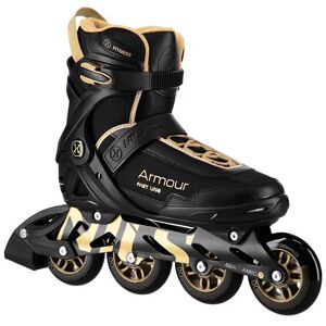 NILS Extreme Armor Inline brusle - Černá a zlatá, Velikost 44 NILS Extreme Armor Inline brusle - Černá a zlatá, Velikost 44