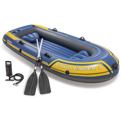 Intex 66313 Nafukovací Člun Challenger 3 Set - 295 X 137 X 43 Cm Intex 66313 Nafukovací Člun Challenger 3 Set - 295 X 137 X 43 Cm