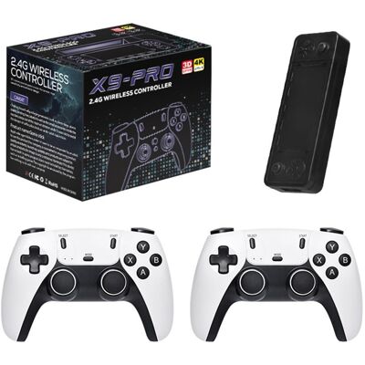 OEM X9 Pro Retro konzole se dvěma bezdrátovými ovladači, HDMI, Game Stick, 4K OEM X9 Pro Retro konzole se dvěma bezdrátovými ovladači, HDMI, Game Stick, 4K