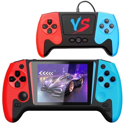 OEM Q21 Přenosná herní konzole s 3,5" HD displejem, 500 hrami a ovladači pro 2 hráče, červenomodrá OEM Q21 Přenosná herní konzole s 3,5" HD displejem, 500 hrami a ovladači pro 2 hráče, červenomodrá