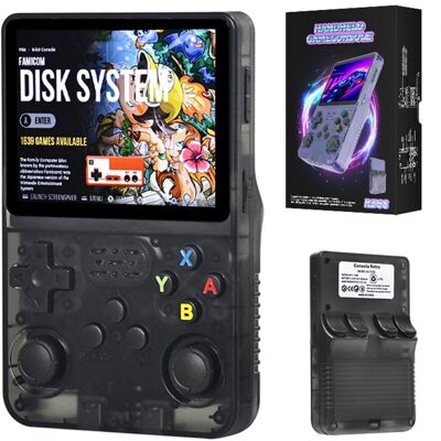 OEM R36S Přenosná herní konzole s 3,5" IPS displejem, ArkOS Linux systém, černá OEM R36S Přenosná herní konzole s 3,5" IPS displejem, ArkOS Linux systém, černá