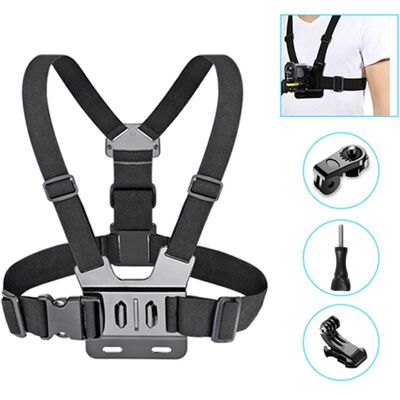 OEM Action Camera Chest Strap Pro – Hrudní držák na kameru a mobil s 1/4" adaptérem OEM Action Camera Chest Strap Pro – Hrudní držák na kameru a mobil s 1/4" adaptérem