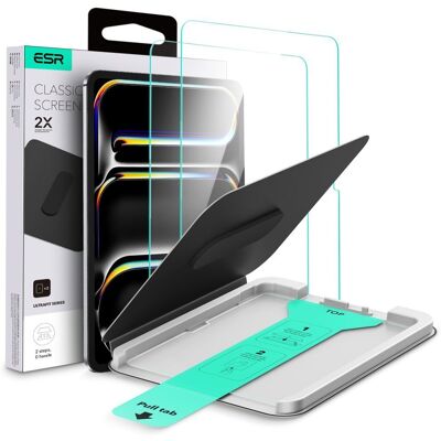ESR Tvrzené sklo UltraFit, iPad Pro 13” 7 / 8 / 2024 / 2025, 2 kusy ESR Tvrzené sklo UltraFit, iPad Pro 13” 7 / 8 / 2024 / 2025, 2 kusy