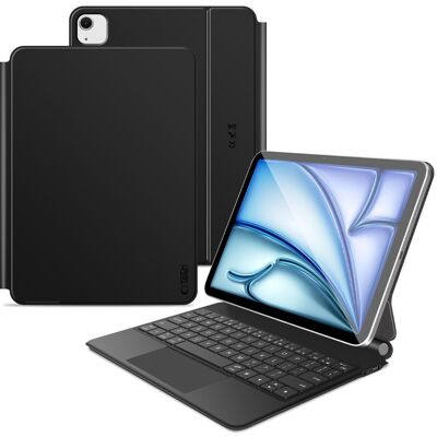 Tech-Protect Magnetické pouzdro s klávesnicí, Apple iPad Air 10,9” 4 / 5 / 2020-2022 / 11” 6 / 7 / 2024-2025, černé Tech-Protect Magnetické pouzdro s klávesnicí, Apple iPad Air 10,9” 4 / 5 / 2020-2022 / 11” 6 / 7 / 2024-2025, černé