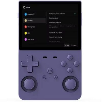 OEM XGO L35 Přenosná herní konzole s 3,5" HD displejem, fialová OEM XGO L35 Přenosná herní konzole s 3,5" HD displejem, fialová