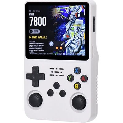 OEM PK01S Přenosná herní konzole s 3,5" IPS displejem, bílá OEM PK01S Přenosná herní konzole s 3,5" IPS displejem, bílá