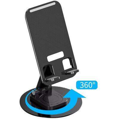 OEM Nastavitelný kovový držák na stůl 360°, černý OEM Nastavitelný kovový držák na stůl 360°, černý